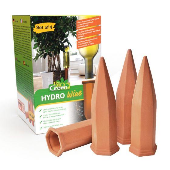 Self Watering Spikes for Wine Bottle - "Hydro Wine" - 4 Pack