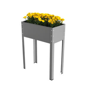 Raised Garden Bed with Legs & Drainage System FREISING L, Anthracite