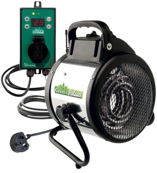 Electric Greenhouse Heater 2000 V - "Palma" + Digital Greenhouse Thermostat - "Thermo2"